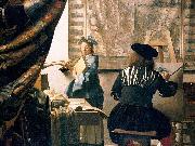 Johannes Vermeer The Art of Painting, oil painting artist